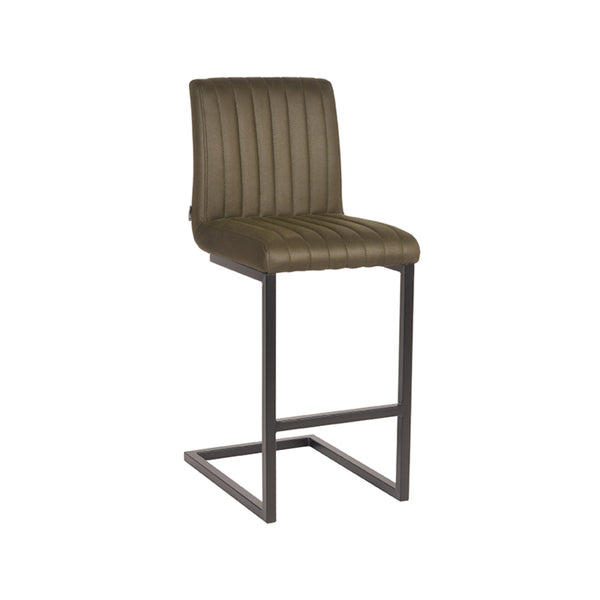 Barkruk Sereno - Army green - Microfiber (set van 2)