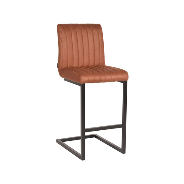 Barkruk Sereno - Cognac - Microfiber
