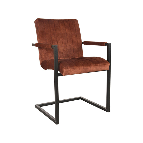 Eetkamerstoel Sereno - Rust - Velours