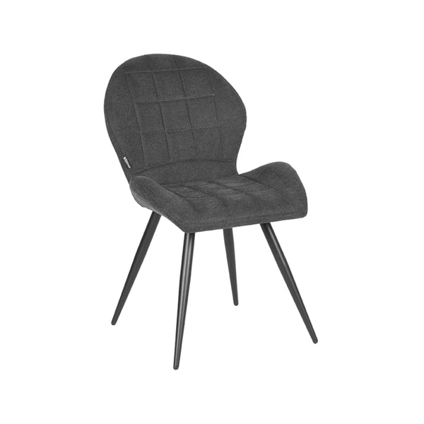 Eetkamerstoel Santino - Antraciet - Weave (set van 2)