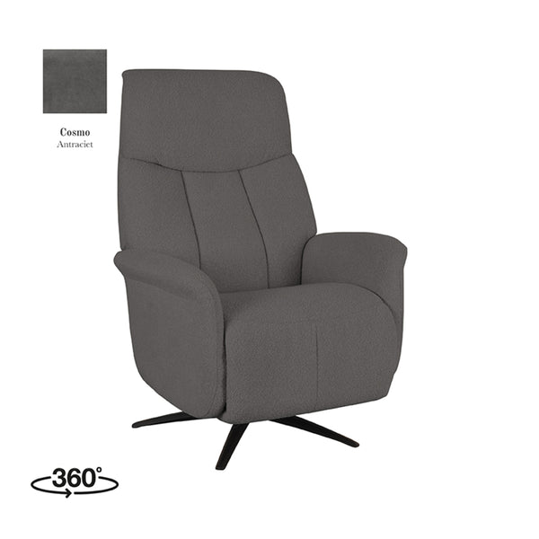Fauteuil Octavio - Antraciet - Cosmo