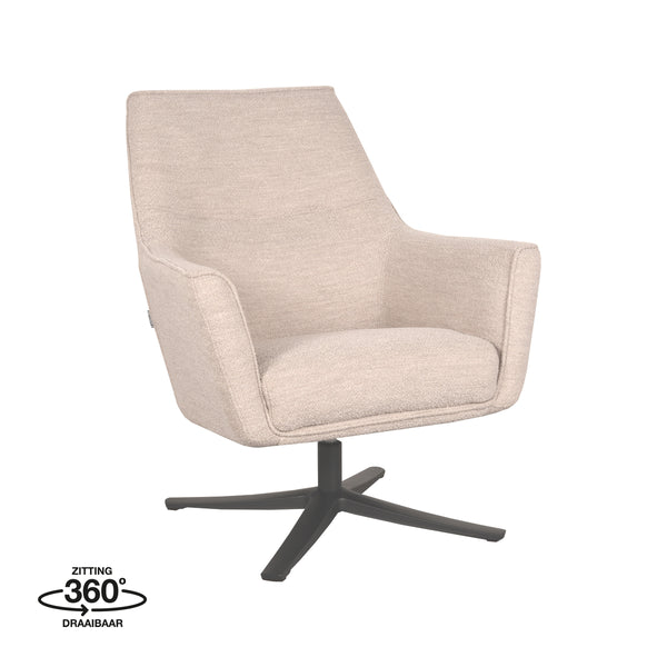 Fauteuil Theo - Naturel - Boucle
